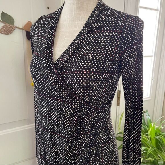 Clearance Sales!!! Gap Black dot Wrap Women's Dress (Size XS) - Picture 4 of 11